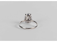 14 karaat witgouden ring met 3,08 crt. diamant - afbeelding 6 van  6
