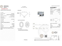 14 karaat witgouden ring met 3,08 crt. diamant - afbeelding 2 van  6