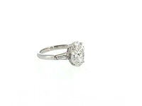 14 karaat witgouden ring met 3,13 ct. diamant - afbeelding 7 van  8