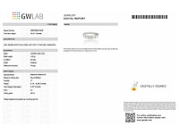 14 karaat witgouden ring met 3,23 crt. natuurlijke diamant. - afbeelding 2 van  6