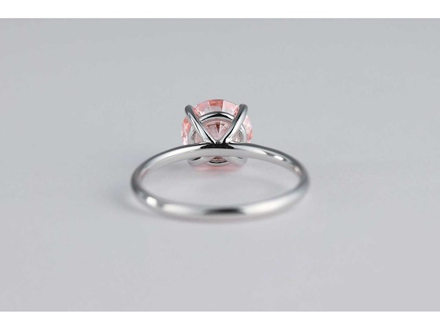 14 karaat witgouden ring met 3,25 crt. diamant - afbeelding 5 van  6