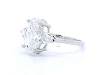 14 karaat witgouden ring met 3,28 crt. diamant - afbeelding 6 van  8