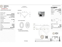 14 karaat witgouden ring met 3,28 crt. diamant - afbeelding 2 van  8