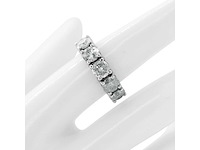 14 karaat witgouden ring met 3,67 natuurlijke diamant d-g - afbeelding 3 van  6