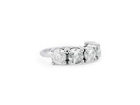 14 karaat witgouden ring met 3,67 natuurlijke diamant d-g - afbeelding 4 van  6