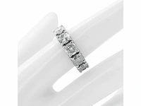 14 karaat witgouden ring met 3,67 natuurlijke diamant d-g - afbeelding 3 van  6