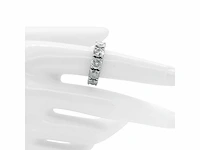 14 karaat witgouden ring met 3,67 natuurlijke diamant d-g - afbeelding 5 van  6