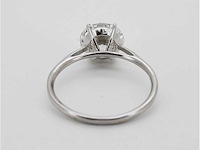 14 karaat witgouden ring met 4,00 crt. diamant - afbeelding 8 van  8