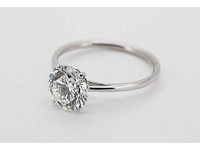 14 karaat witgouden ring met 4,00 crt. diamant - afbeelding 4 van  8