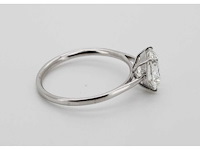 14 karaat witgouden ring met 4,01 crt. diamant - afbeelding 4 van  8