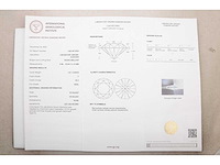 14 karaat witgouden ring met 4,02 crt diamant - afbeelding 3 van  9
