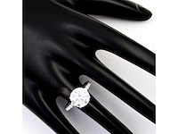 14 karaat witgouden ring met 4,02 crt diamant - afbeelding 6 van  9