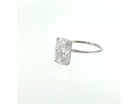 14 karaat witgouden ring met 4,03 ct. diamant - afbeelding 3 van  7