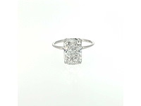 14 karaat witgouden ring met 4,03 ct. diamant - afbeelding 7 van  7