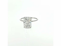 14 karaat witgouden ring met 4,03 ct. diamant - afbeelding 5 van  7