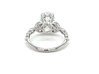 14 karaat witgouden ring met 4,46 ct. diamant - afbeelding 4 van  7