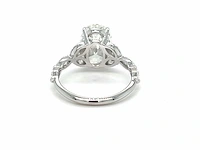 14 karaat witgouden ring met 4,46 ct. diamant - afbeelding 4 van  7