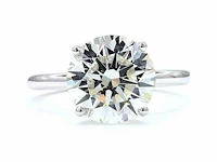 14 karaat witgouden ring met 5,02 ct. diamant - afbeelding 7 van  11