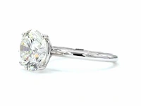 14 karaat witgouden ring met 5,02 ct. diamant - afbeelding 8 van  11
