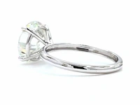 14 karaat witgouden ring met 5,02 ct. diamant - afbeelding 11 van  11
