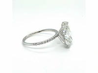 14 karaat witgouden ring met 5,31 ct. diamant - afbeelding 6 van  7