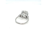 14 karaat witgouden ring met 6,21 crt. diamant - afbeelding 10 van  14