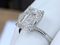 14 karaat witgouden ring met 7,19 crt diamant - afbeelding 4 van  6