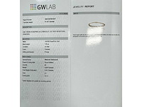 14 krt rose gouden tennis armband met natuurlijke diamant 3,41 crt - afbeelding 2 van  6