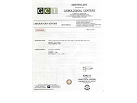 14 krt. wit gouden ring met diamant 1,51 crt. naturel - afbeelding 3 van  10