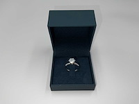 14 krt. wit gouden ring met diamant 1,51 crt. naturel - afbeelding 8 van  10