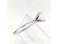 14 krt. wit gouden ring met diamant 3,00 krt. - afbeelding 4 van  10