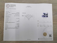 14 krt. wit gouden ring met diamant 3,00 krt. - afbeelding 3 van  10