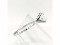 14 krt. wit gouden ring met diamant 3,00 krt. - afbeelding 4 van  10