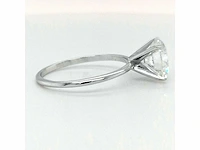 14 krt. wit gouden ring met diamant 3,00 krt. - afbeelding 7 van  10