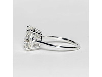 14 krt wit gouden ring met diamant 5,01 crt - afbeelding 5 van  9