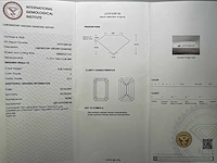 14 krt wit gouden ring met diamant 5,05 crt - afbeelding 2 van  6
