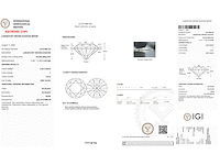 14 krt wit gouden ring met diamant 6.00 crt - afbeelding 2 van  5