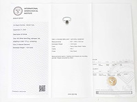 14 krt wit gouden ring met natuurlijke diamant 1,04 crt - afbeelding 3 van  6