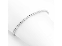 14 krt wit gouden tennis armband met natuurlijke diamant 3,70 crt - afbeelding 9 van  9