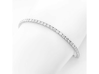 14 krt wit gouden tennis armband met natuurlijke diamant 3,70 crt - afbeelding 4 van  9