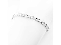 14 krt wit gouden tennis armband met natuurlijke diamant 7,60 crt - afbeelding 5 van  8