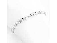 14 krt wit gouden tennis armband met natuurlijke diamant 7,60 crt - afbeelding 3 van  8