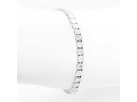 14 krt wit gouden tennis armband met natuurlijke diamant 7,60 crt - afbeelding 7 van  8