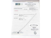 14 krt wit gouden tennis armband met natuurlijke diamant 7,60 crt - afbeelding 2 van  8