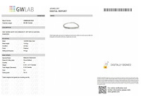 14 krt wit gouden tennis armband met natuurlijke diamant 8,16 crt - afbeelding 2 van  7