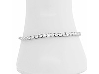 14 krt wit gouden tennis armband met natuurlijke diamant 8,16 crt - afbeelding 6 van  7