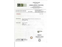 14 krt. witgouden ring met 1,21 crt. natuurlijke diamant - afbeelding 2 van  6