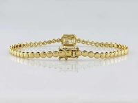 14 kt geelgouden armband met 2,93 cts laboratoriumgekweekte diamant - afbeelding 5 van  8