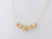 14 kt geelgouden ketting met hanger van 2,78 cts laboratoriumgekweekte diamant - afbeelding 5 van  7