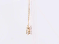 14 kt geelgouden ketting met hanger van 2,78 cts laboratoriumgekweekte diamant - afbeelding 7 van  7